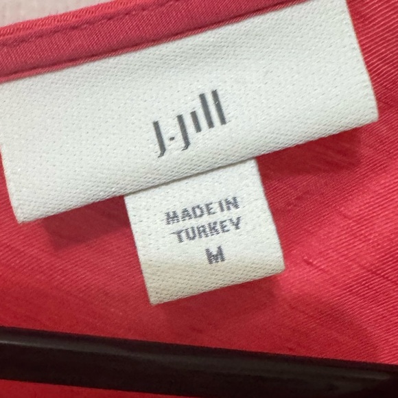 J. Jill Pink Linen Blend Sleeveless Dress Size Medium - Picture 3 of 4